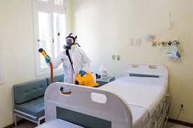 Sanitização de ambientes no Horto do Ipê